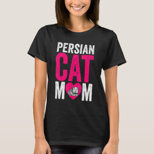 Moederdag Cat Mama Cat Fur Parent Persian Cat T-shirt