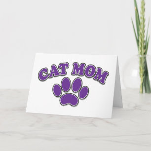 Moederdag Cat mama Kaart