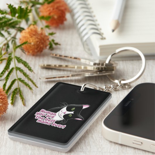 Moederdag Cat Sleutelhanger (Voorkant Rechts)