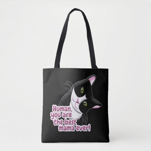 Moederdag Cat Tote Bag (Voorkant)