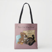 Moederdag Cat Tote Bag (Voorkant)