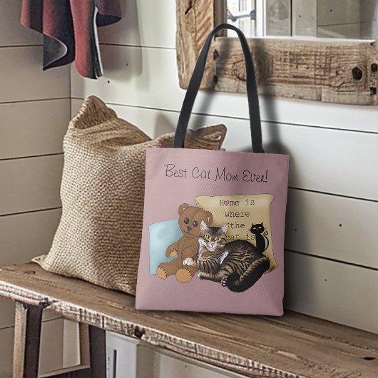 Moederdag Cat Tote Bag