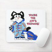 Moederdag Cat's Pajamas Fun Kat MOUSEpad Muismat (Met muis)