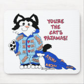 Moederdag Cat's Pajamas Fun Kat MOUSEpad Muismat (Voorkant)
