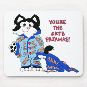 Moederdag Cat's Pajamas Fun Kat MOUSEpad Muismat