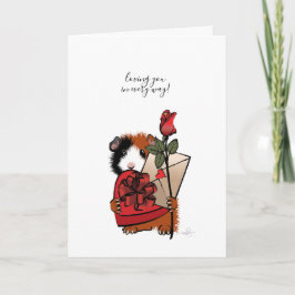 Moederdag Cavia Liefde Kaart