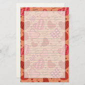 moederdag Celebratiepatroon Briefpapier (Voorkant / Achterkant)