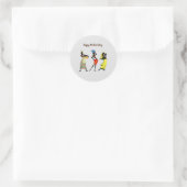 Moederdag Celebration African Moeders's Ronde Sticker (Tas)