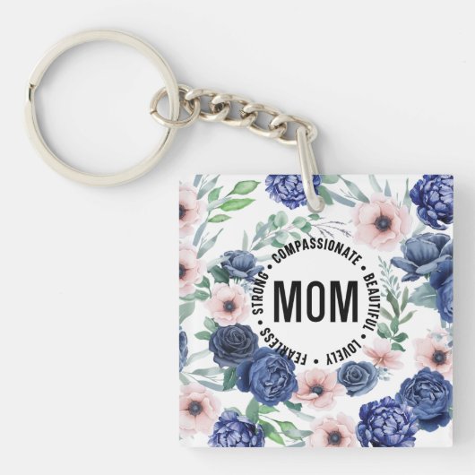 Moederdag Celebration Sleutelhanger (Voorkant)