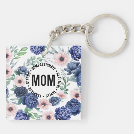Moederdag Celebration Sleutelhanger (Achterkant)