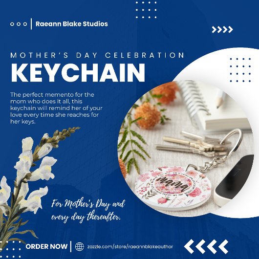 Moederdag Celebration Sleutelhanger