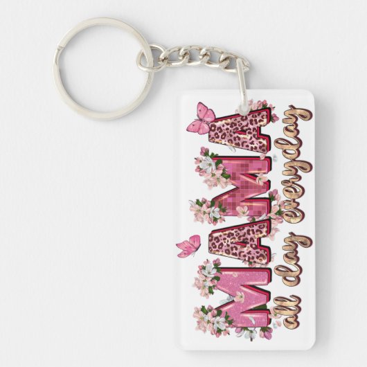 Moederdag Celebration Sleutelhanger (Voorkant)