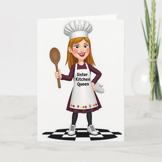 Moederdag Chef Kaart (Voorkant)