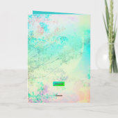 Moederdag Cherry Blossom Kaart (Achterkant)