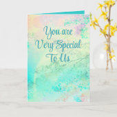 Moederdag Cherry Blossom Kaart (Gele Bloem)