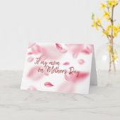 Moederdag Cherry Blossom Waterverf Kaart (Gele Bloem)