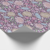 Moederdag-chrysanthemum-moederplant Japan lente tu Cadeaupapier (Hoek)