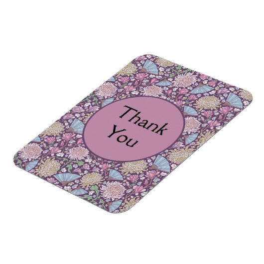 Moederdag Chrysanthemum Mum Japan lente tuin Magneet (Linkerzijde)