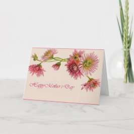 Moederdag Chrysanthemums Kaart