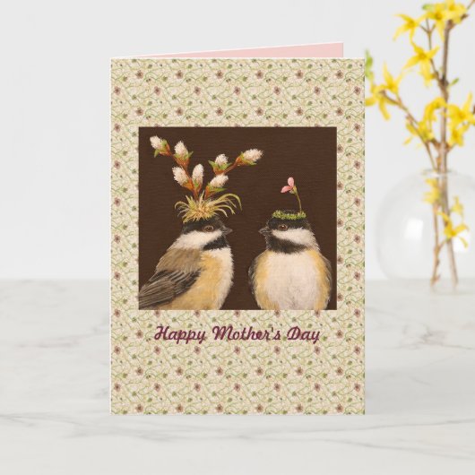 Moederdag-cichoreikaart Kaart (Gele Bloem)