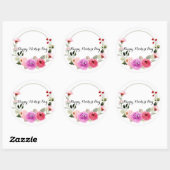 Moederdag Circle sticker (Vel)