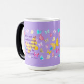 Moederdag Citaat met Waterverf Butterflies Magische Mok (Voorkant links)