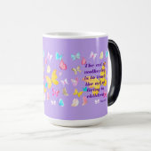 Moederdag Citaat met Waterverf Butterflies Magische Mok (Voorkant rechts)