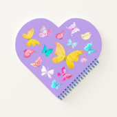 Moederdag Citaat met Waterverf Butterflies Notitieboek (Achterkant)