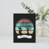 Moederdag Citaat Zitten onder Tree Angel Moeder Briefkaart (Staand voorkant)