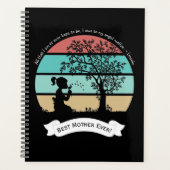 Moederdag Citaat Zitten onder Tree Angel Moeder Planner (Voorkant)