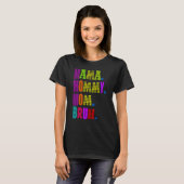 Moederdag citeert mama mama mama mama Bruh mama Li T-shirt (Voorkant volledig)