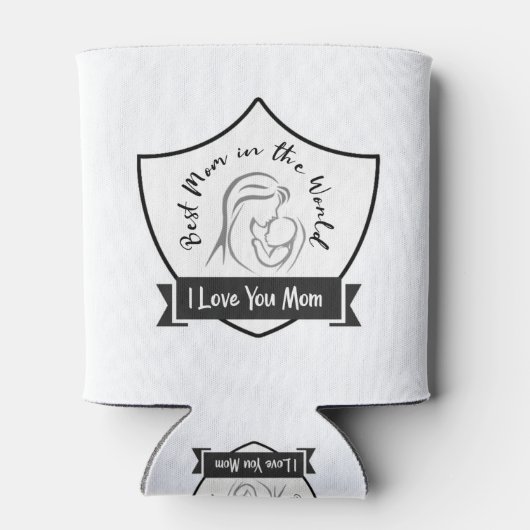 Moederdag citeert me van je moeder 2. blikjeskoeler (Achterkant)