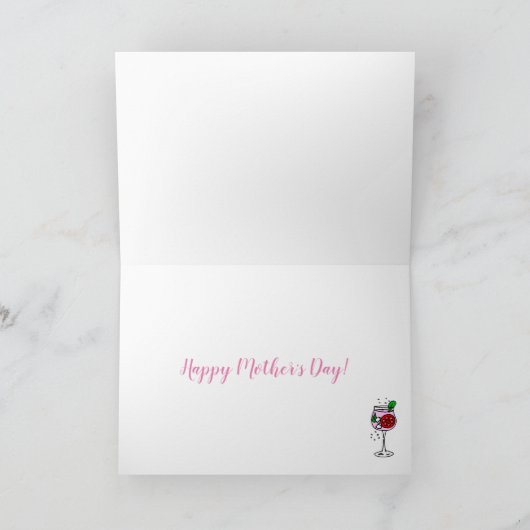 Moederdag Cocktail Kaart (Binnen)