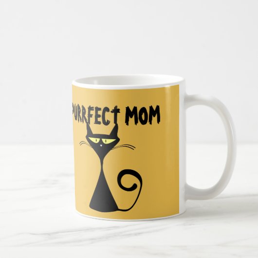 Moederdag Coffee Mugs, Funny Cat Koffiemok (Rechts)