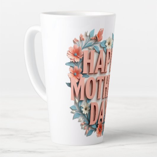 Moederdag Coffee Mugs Latte Mok (Linkerhoek)