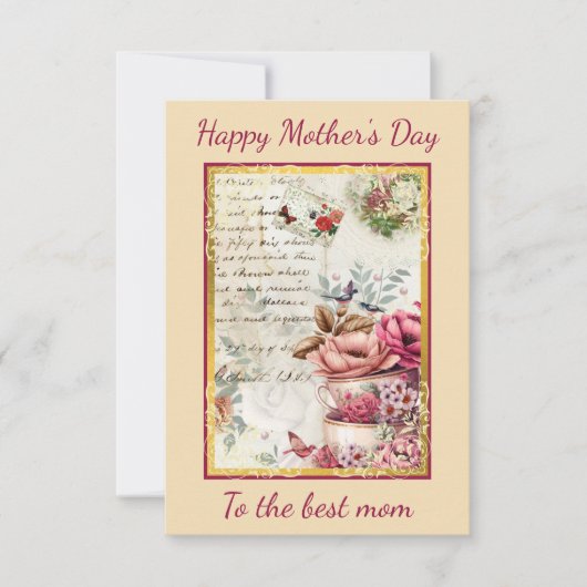  Moederdag Collage Kaart (Voorkant)