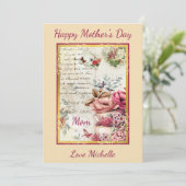 Moederdag collage Kaart (Staand voorkant)