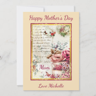 Moederdag collage Kaart