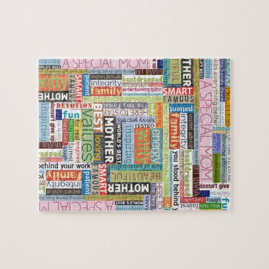 moederdag Collage Legpuzzel (Horizontaal)