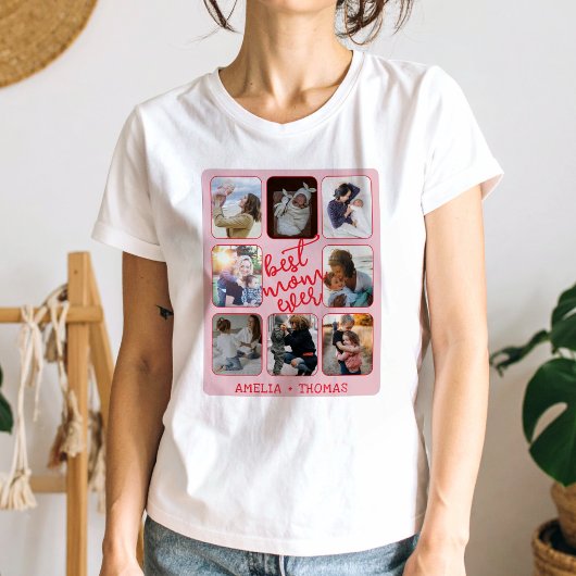 Moederdag Collage T-shirt voor de Beste Moeder