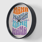 Moederdag Colorful Typography Mama Kinder Name (Hoek)