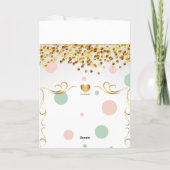 Moederdag Confetti Kaart (Achterkant)