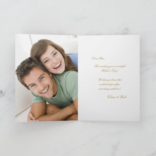 Moederdag Confetti Kaart (Binnen)