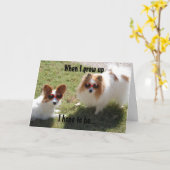 Moederdag Cool Dogs Wenskaart Kaart (Gele Bloem)