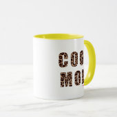 Moederdag Cool Mom Leopard Print Jaar Mok (Voorkant rechts)