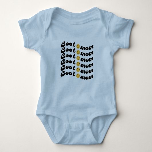 Moederdag Cool Mom Unieke geschenken voor trendy m Romper (Voorkant)