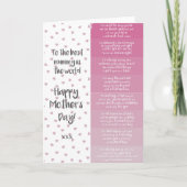 Moederdag Coupon Kaart (Voorkant)