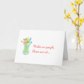 Moederdag Coupon Kaart (Gele Bloem)