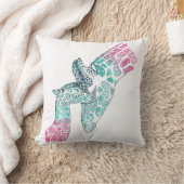 moederdag Cushion - Giraffe en Baby Kussen (Deken)