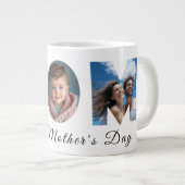 Moederdag Custom 3 Fotocollage Grote Koffiekop (Voorkant rechts)